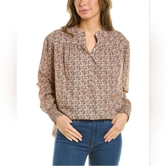 Ba&sh Freja Micro Floral Blouse size Small - Picture 1 of 4